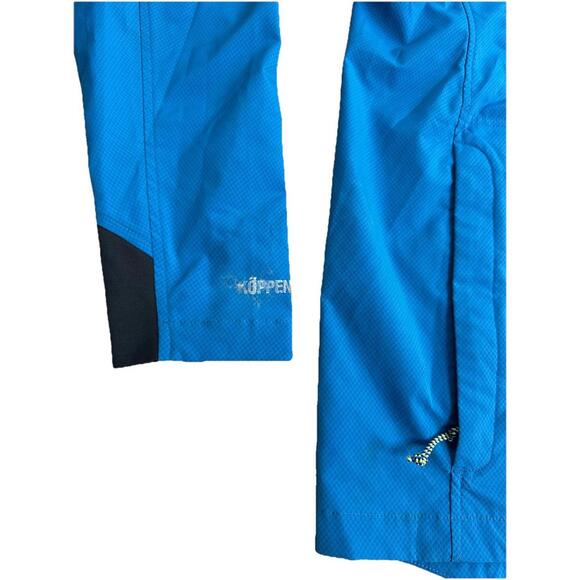 Koppen Mens XXL 2XL  Aquapel Rip Stop Rain Jacket Blue Full Zip Mesh Lined Gorp - Picture 3 of 8